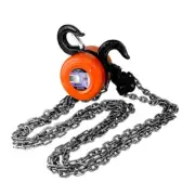 1 TON CHAIN PULLER BLOCK FALL CHAIN HOIST HAND TOOLS 2000lbs Capacity
