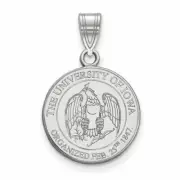 SS Univ of Iowa Medium Crest Pendant
