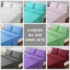 2200TC Ultra Soft Fitted Sheet Pillowcase Set Single/KS/Double/Queen/King/SK Bed