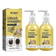1-3pcs Genuine Professional Hair Ginger Shampoo Hair Regrowth Dense Fast Thicker Hair Growth Shampoo Anti Hair Loss Products 2pcs