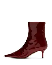 Aeyde Women's Roe Patent Leather Booties