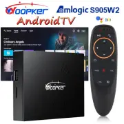 KW2 Android TV Smart TV Box Amlogic S905W2 Android 11 Support Google Voi