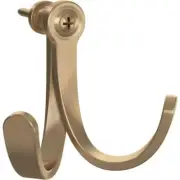 Rustic Farmhouse Champagne Bronze Double Prong Hook, 3 in.NEW