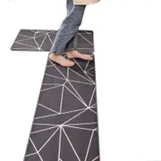 Non-Slip Kitchen NYLON Mat Rug Carpet Door Home Floor Thick Washable GREY