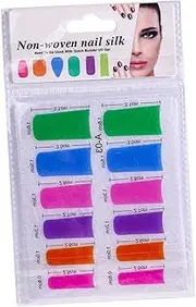 Healeved Non-woven Fiberglass Sheets Manicure Kit Nail Extension Wrap Silk Extensions