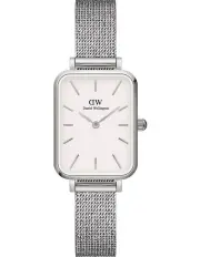 [Daniel Wellington] Quadro Pressed 26mm Sterling Silver Watch DW00100438 in White