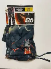 Disney Star Wars Men's Sleep Pant - Large - Kylo Ren / Phasma Print - NWT
