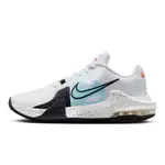 NIKE 籃球鞋 運動鞋 男生 AIR MAX 輕盈 穩固 緩震 舒適 包覆 耐久 穩定 白 DM1124101