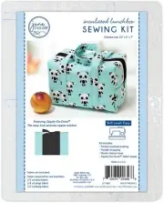 June Tailor Insulated Lunchbox Tote Kit-Black Zippity-Do-Done(TM)