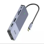 USB Docking Station GIQ USB C HUB to Dual HDMI DP Port Adapter Triple Disp