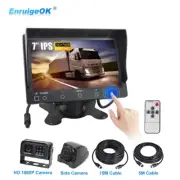 Reversing Rear View Backup Camera + Touchscreen 7" Car Rear View Mirror Monitor