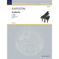 在飛比找蝦皮購物優惠-Nikolai Kapustin Andante op. 5