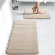 Large Memory Foam Bathroom Mat 2 Pieces Set, Non Slip - Super Water Absorptio...