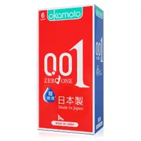 在飛比找蝦皮商城優惠-岡本001 RL超潤滑衛生套 6片裝 Okamoto 保險套