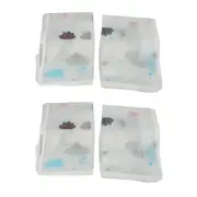 4pcs Collapsible Storage Bags Clothes Blanket Quilt Wardrobe Sweater Organizer Home Storage Bag Supplement