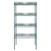 Regency 14" x 48" 5 Shelf 55-Bottle Wire Wine Rack with 34" Posts WS-460ECW14485