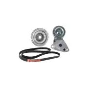 Gates Belt & Tensioner & Pulley for Mitsubishi Triton KB4T MN 2.5L 2009-2015