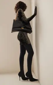[Balenciaga] Knife Jersey Over-The-Knee Pumps