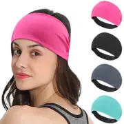 Workout Headbands for Men Women Wide Sweat Bands No Slip Sports Elastic Headband