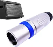 Speaker Plugs,Audio Speaker Plug Twist Lock | Small Male and Female Mount Adapter, Cable Amplifier, Audio Plug Adapter for Performance Venues
