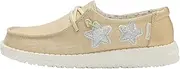 [Hey Dude] Girl's Wendy Youth Star Silver, Size