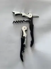 Professional Corkscrew Waiters wine bottle opener With Foil Cutter (2 Pk)