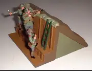 Britains 41147 Trench Set - German Three Figures - MIB