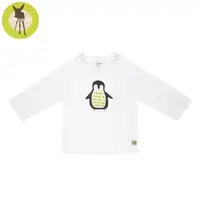 在飛比找森森購物網優惠-德國Lassig-嬰幼兒抗UV長袖泳裝上衣-白企鵝
