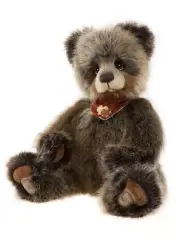 Charlie Bears 2022 – Newton | Plumo Teddy Bear Panda Plush Mohair Fully Jointed