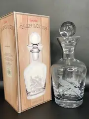 Spode Glen Lodge Pheasant Decanter Carafe 26.5 oz. Discontinued Elegant Rustic