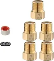 Check Valve Household Bathroom Angle Valve Anti-Backflow and Anti-Toilet Backflow Adapter Check Valve Copper Color