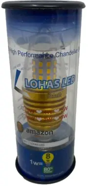 LOHAS LED Sweety Style 8 Watt Dimmable Soft Light Bulb Incandescent New