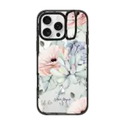 iPhone 16 Pro Max Impact Ring Stand Case MagSafe Compatible Pretty Succulents by Nature Magick