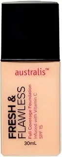 Australis Fresh & Flawless Full Coverage Foundation - Light Neutral