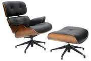 SK Designer Living Replica Eames Lounge Chair - 5 Star Ottoman