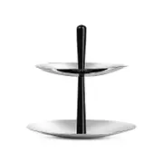 Nambe Circa Two-Tiered Server