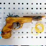 [知日桌遊][台灣現貨] 兒童經典玩具 木槍 古早味橡皮筋槍