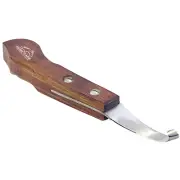 Hoof Knife Stainless Steel Razor Edge Sharpened Passivated Narrow Blade.