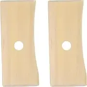 uxcell 2pcs Pottery Ribs 12.7cm x 5.5cm Wooden Clay Ceramic Sculpting Tools for Finishing Shaping and Smoothing Removing Finger Marks