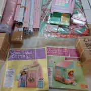 Vtg Playskool Rose Petal Cottage & Cherry Blossom Market Sets NOB Dream Town
