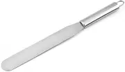 TopHomer Stainless Steel Cake Icing Spatula, Offset Spatula Icing Tool for Cupcake Cakes Decorating, Smoothing Icing, Frosting Pastries