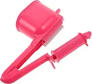 Beatifufu Dye Brush Automatic Rolling Applicator Tool with Mixing Bowl for Efficient Coloring Bleaching and Perming Salon Hair Dye Brushes for Women