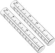 Precision Rain Measure Gauge for Yard 2pcs Replacement Glass Tube for Rain Gauge Accessories Outdoor