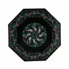 24" Marble Coffee Table Top Inlay Pietra Dura handicraft With marble Stand