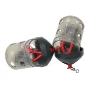 Efficient Groundbait Fishing Cap Swim Feeder with Automatic Cap Replacement