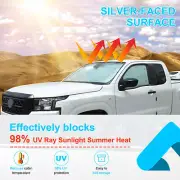 Car Full Window Sunshade Protect Visor For Nissan Frontier 2 Door Spec 2022-2024