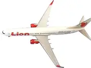 1:350 Alloy Lion Airlines B737 Airplane Model Metal Airplane Model for Collection