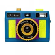 Holga 135FC 35mm Film Camera with Flash- Retro Neon NEW NIB