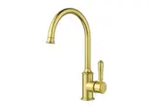 Clasico Gooseneck Sink Mixer in Brushed Gold