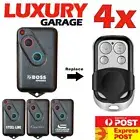 4x Boss/Guardian/Steel-Line 2211L BHT4/BOL4/BRD1 Compatible Garage Door Remote
